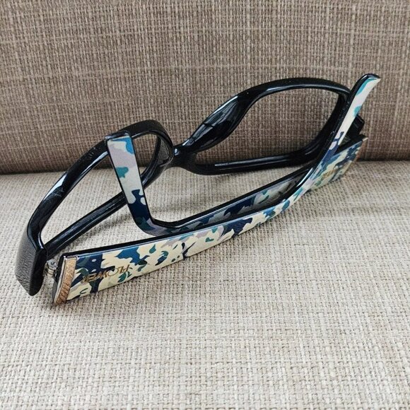 Flower Women Eyeglasses/Sunglasses Frame Black Glasses 57[]17 135 Frame - Picture 10 of 11